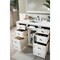 James Martin Vanities Bristol 48in Single Vanity, Bright White w/ 3 CM Ethereal Noctis Quartz Top 157-V48-BW-3ENC - alternate 3